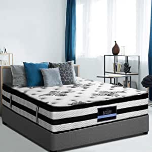 Giselle Bedding 34cm Pocket Spring Foam Euro Top Mattress King